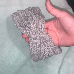 Knitted winter headband